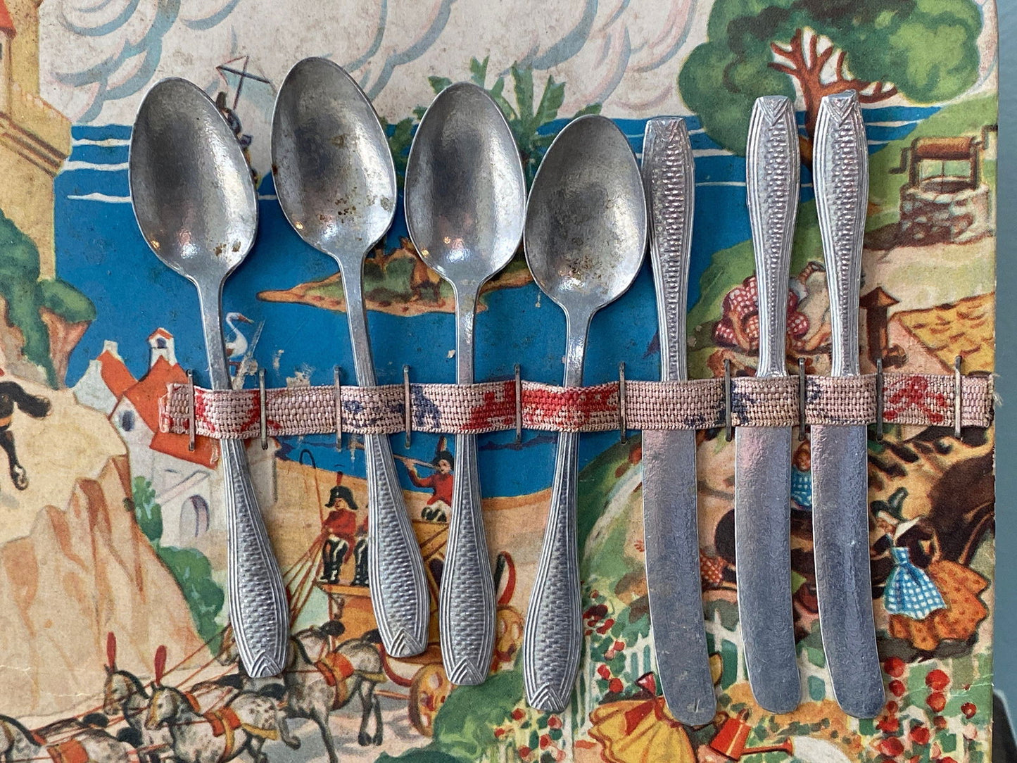 Vintage Miniature Tea Party Flatware at Duckwells