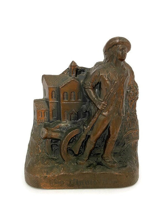 Vintage Minute Man Bank at Duckwells