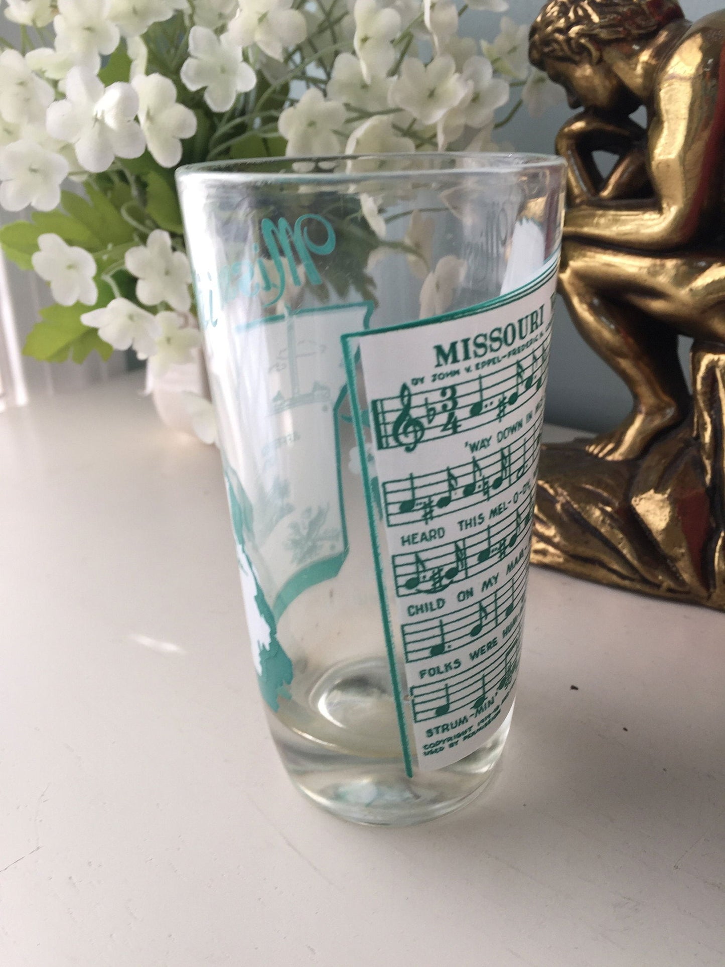 Vintage Missouri Souvenir Glass at Duckwells