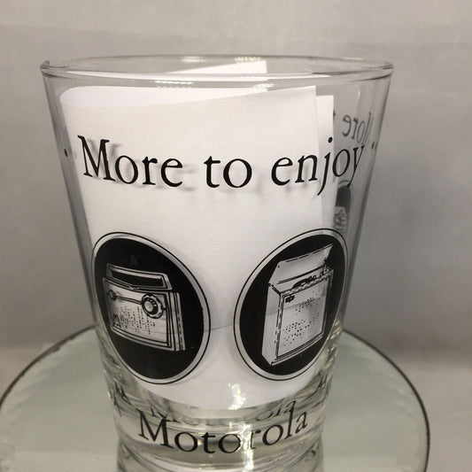Vintage Motorola Electronics Barware Glass at Duckwells