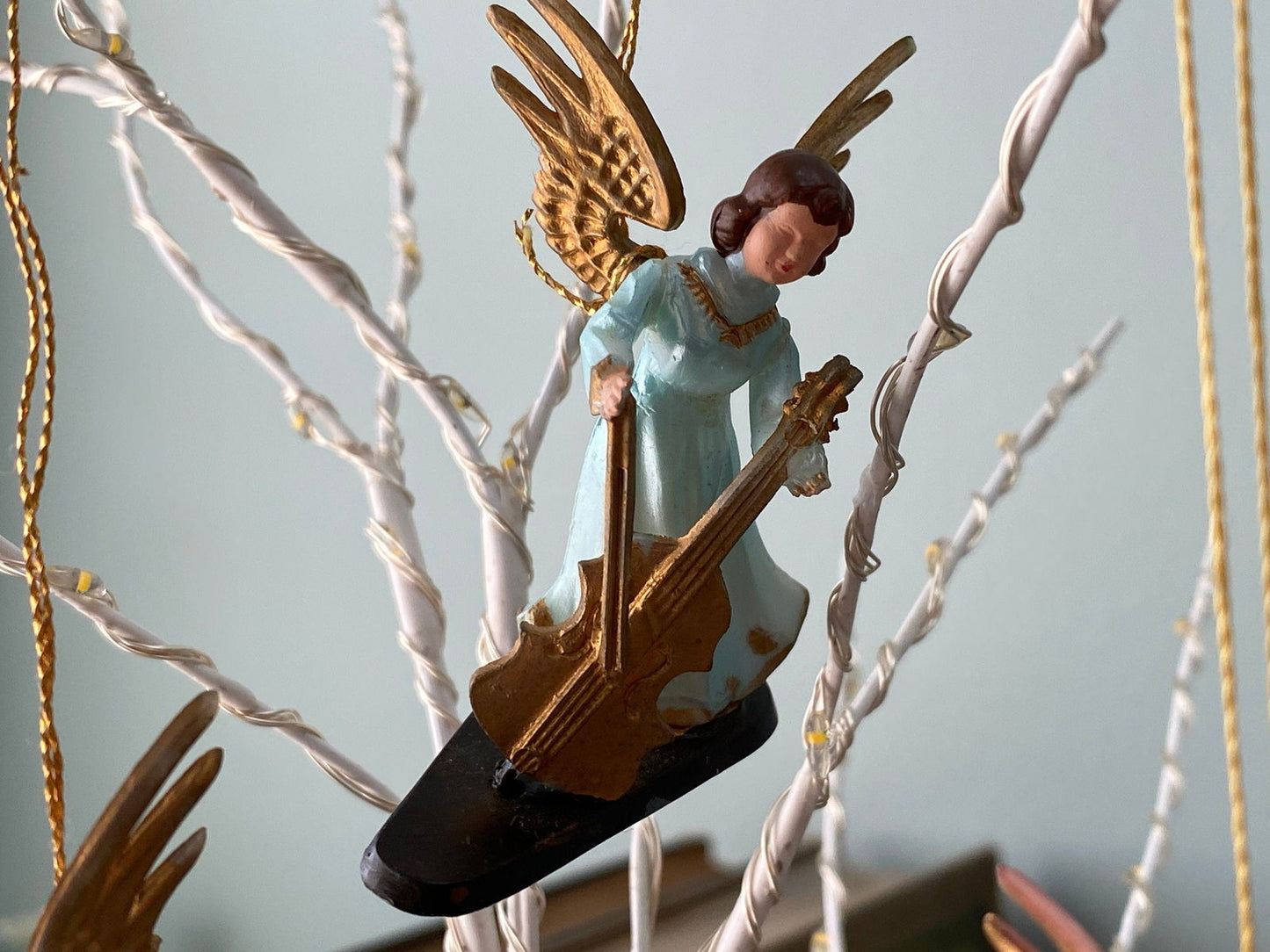 Vintage Musical Angel Ornaments Made in Hong Kong - Duckwells