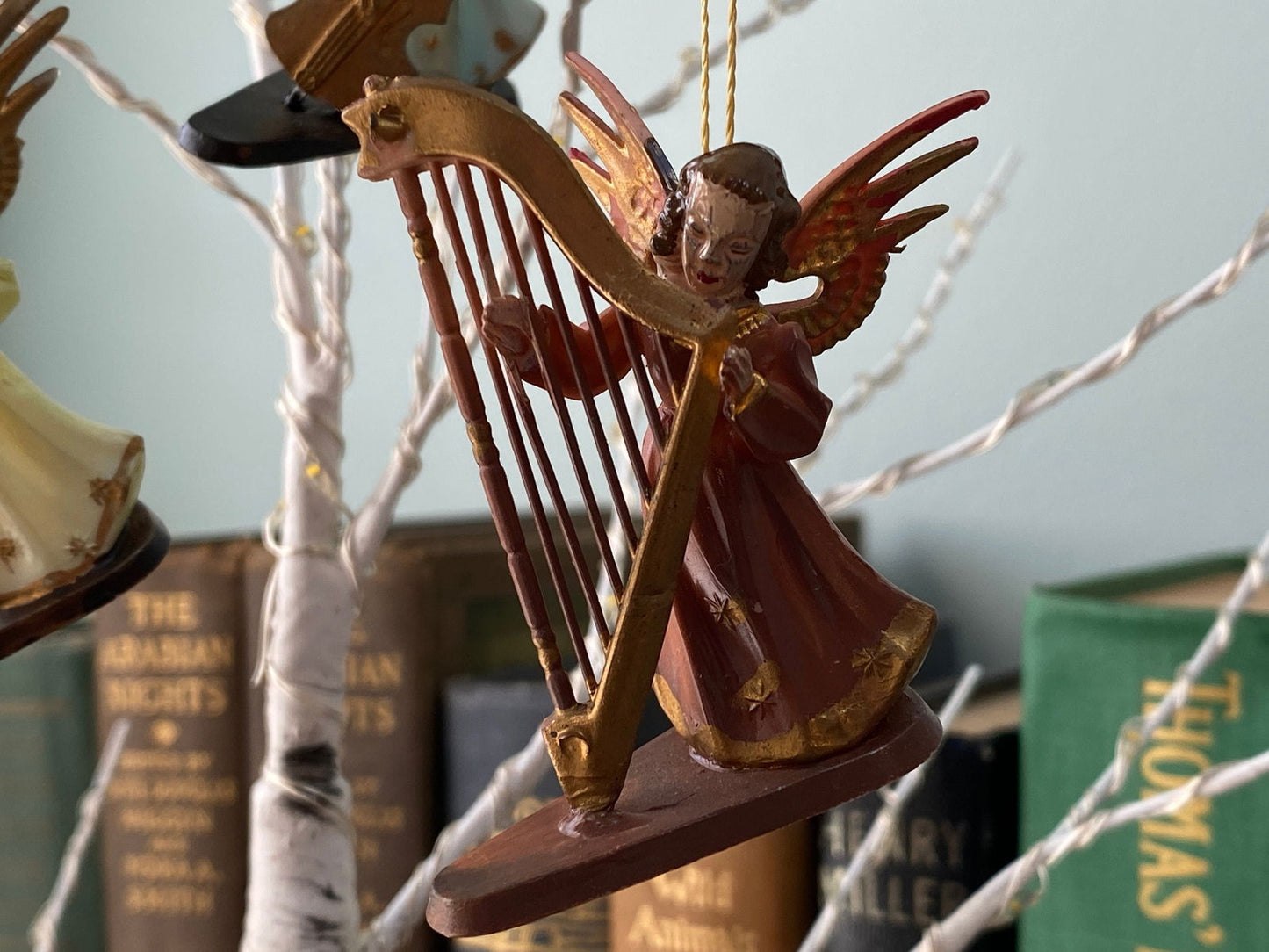 Vintage Musical Angel Ornaments Made in Hong Kong - Duckwells