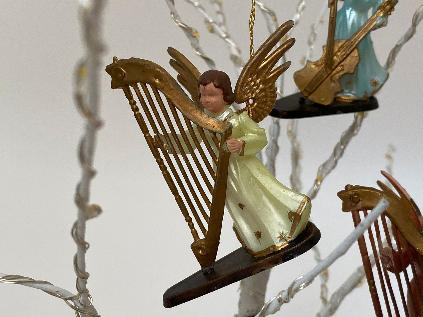 Vintage Musical Angel Ornaments Made in Hong Kong - Duckwells