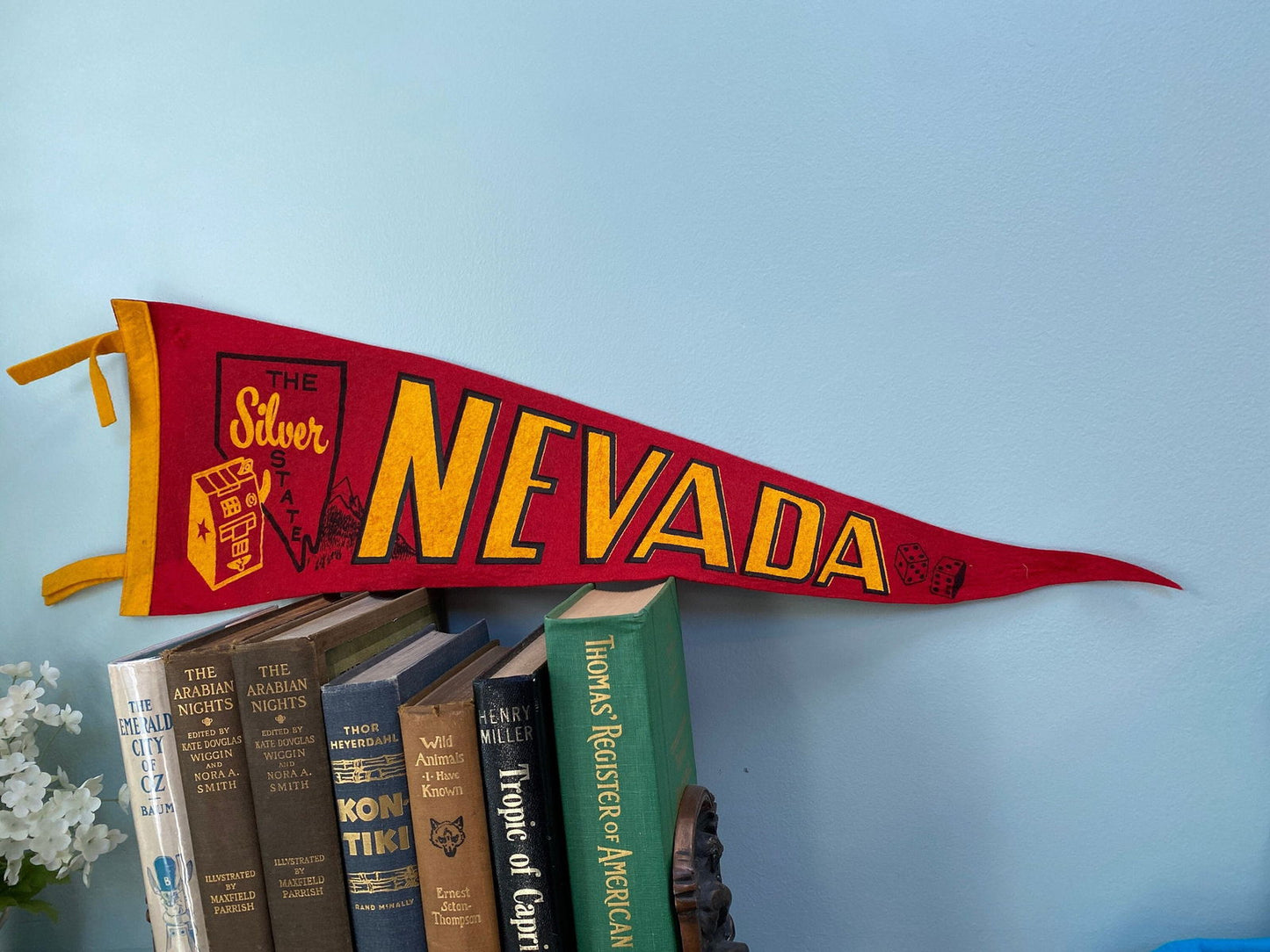 Vintage Nevada Felt Pennant - Duckwells