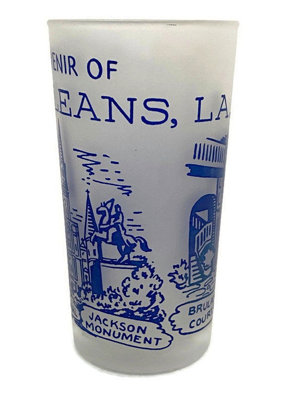 Vintage New Orleans Louisiana Glass - Duckwells
