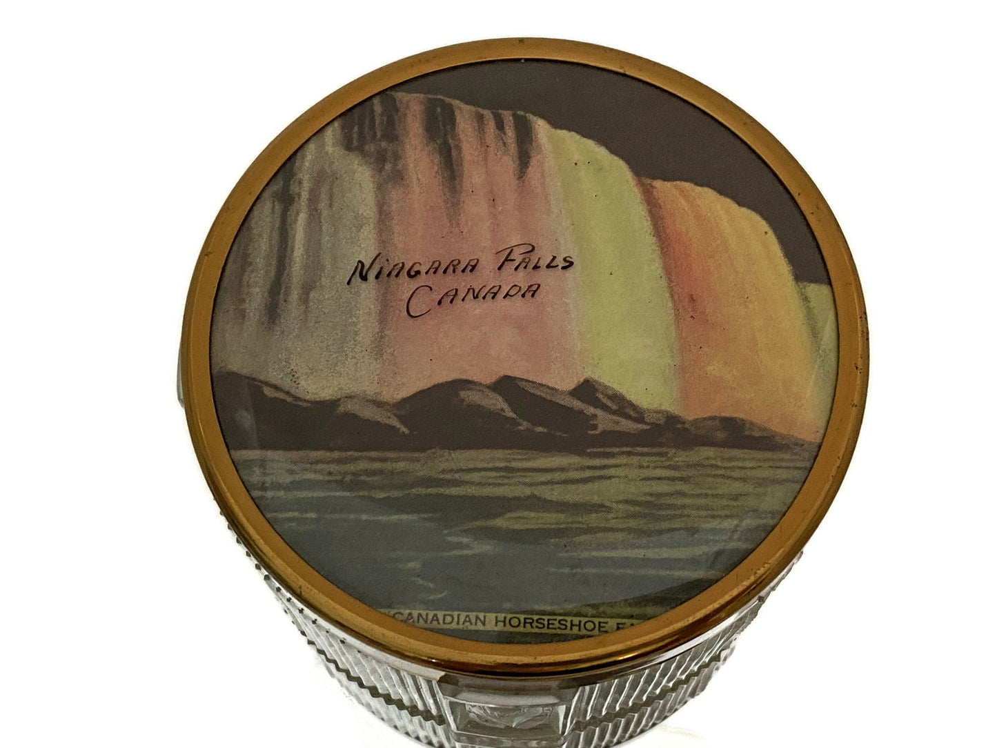 Vintage Niagara Falls Canada Souvenir Jar - Duckwells