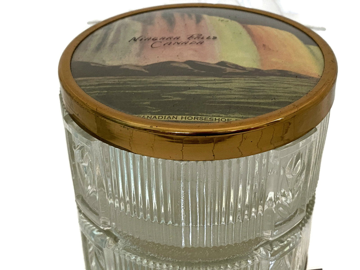 Vintage Niagara Falls Canada Souvenir Jar - Duckwells