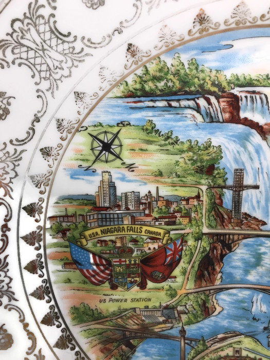Vintage Niagara Falls Plate Made in Western Germany - Duckwells