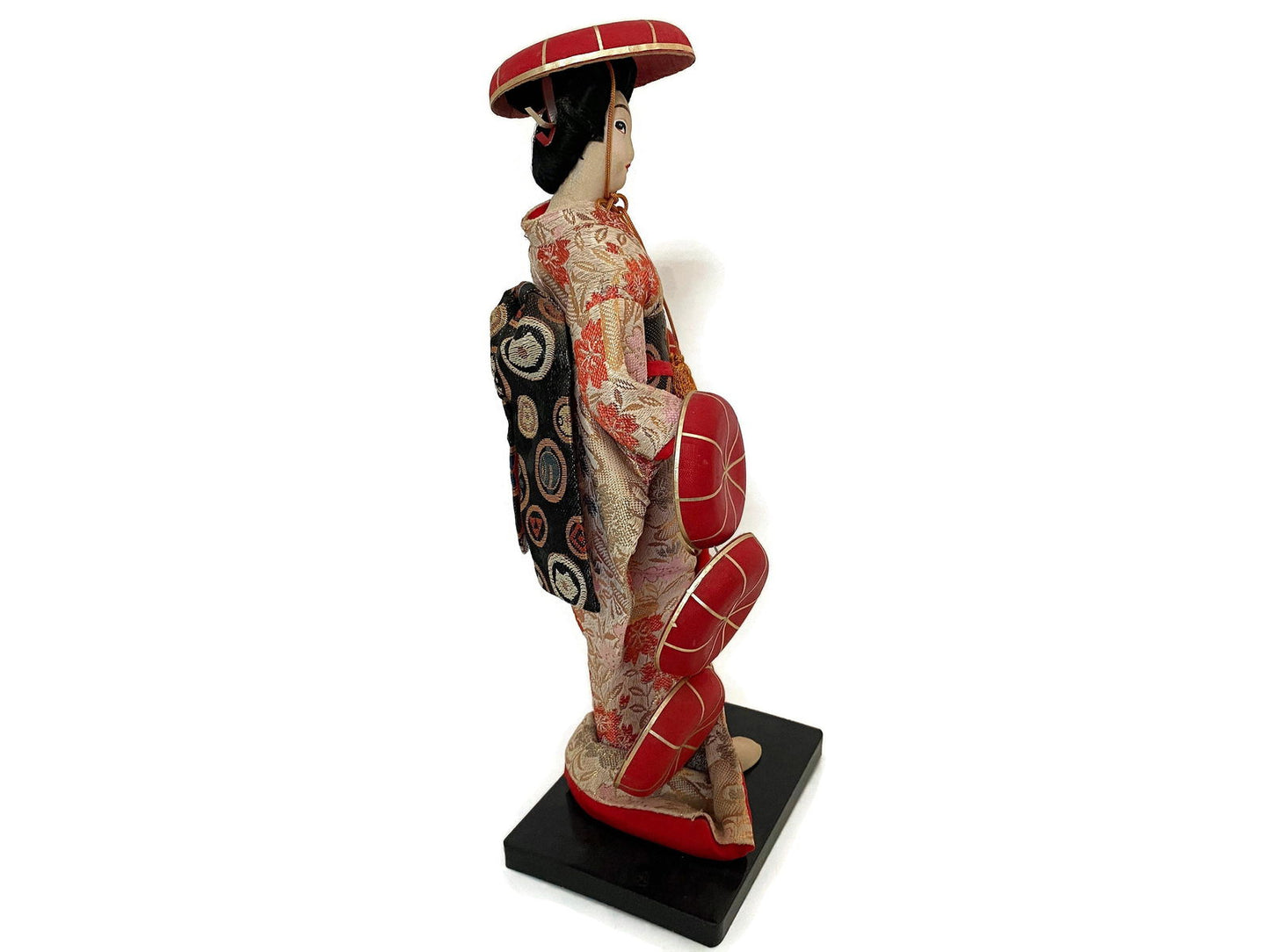 Vintage Nishi Geisha Hat Dancer Figurine at Duckwells