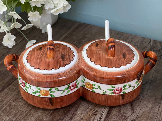 Vintage Orchard Ware Ceramic Condiment Server at Duckwells