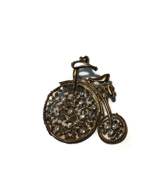 Vintage Penny Farthing Brooch at Duckwells