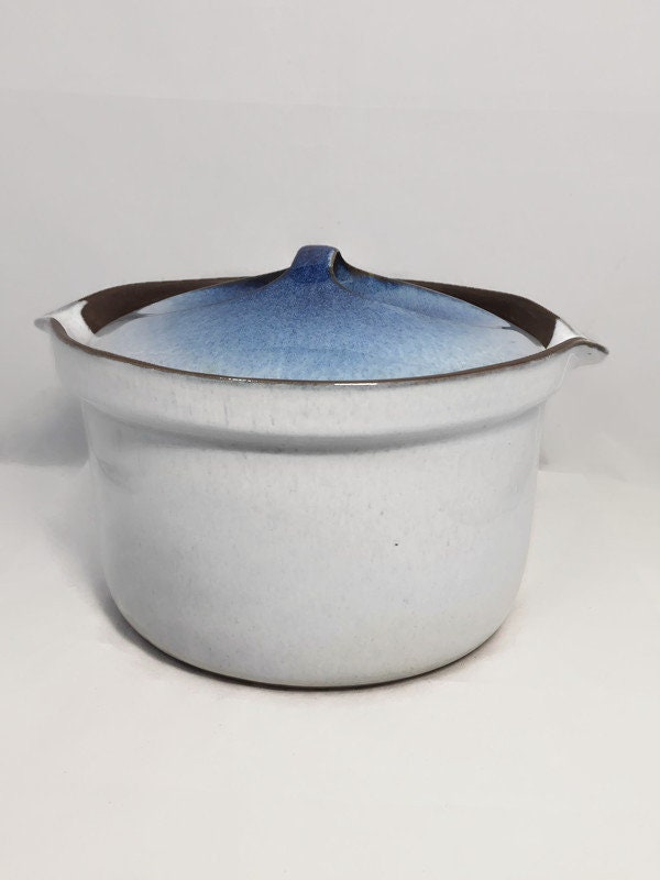 Vintage Peter Pots Pottery Covered Dish at Duckwells