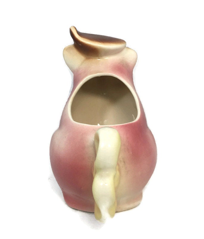 Vintage Pink Pig Creamer at Duckwells