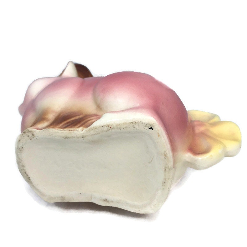 Vintage Pink Pig Creamer at Duckwells