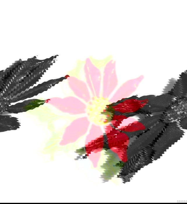 Vintage Poinsettia Pin at Duckwells