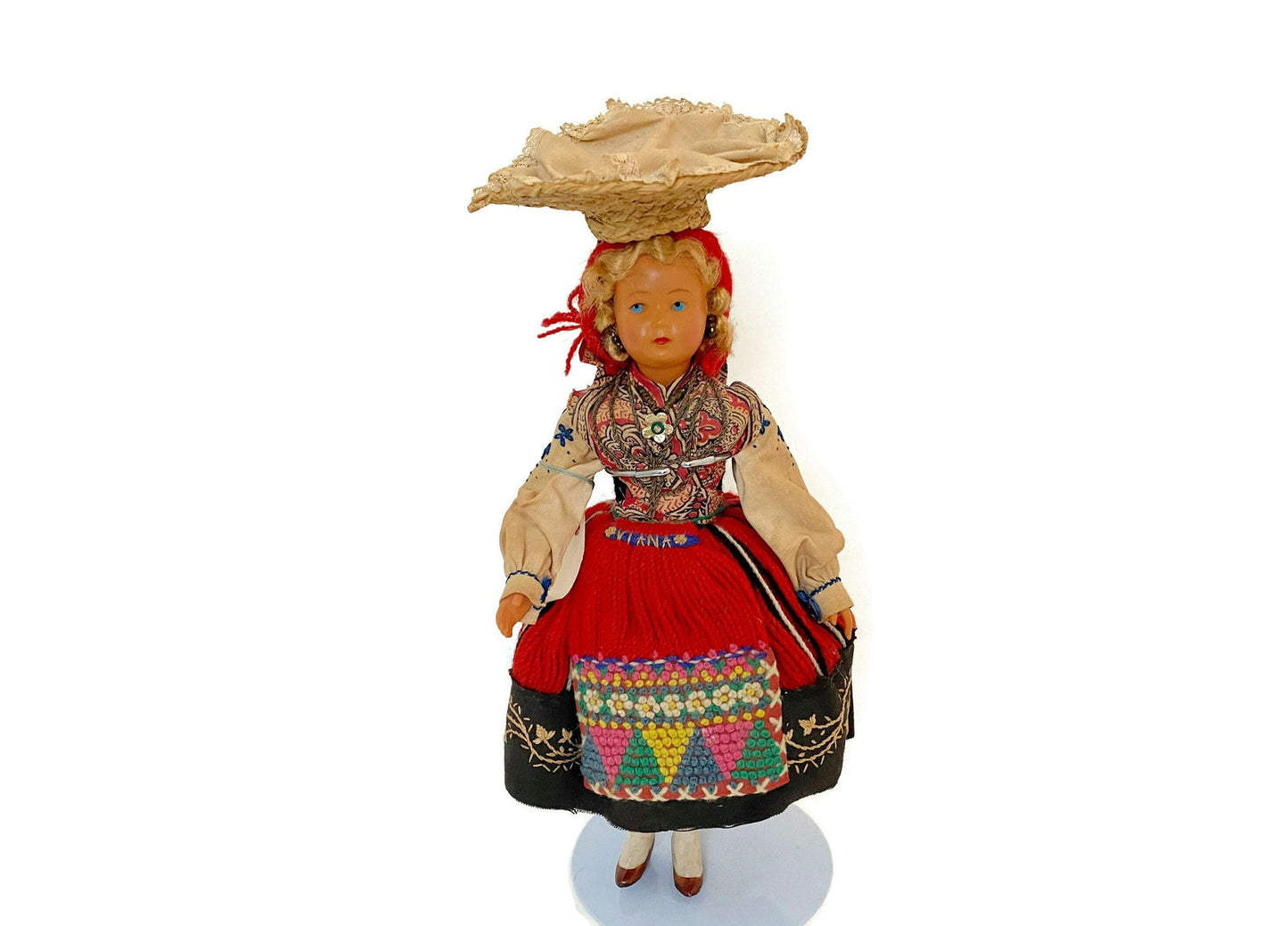 Vintage Portuguese Souvenir Doll at Duckwells