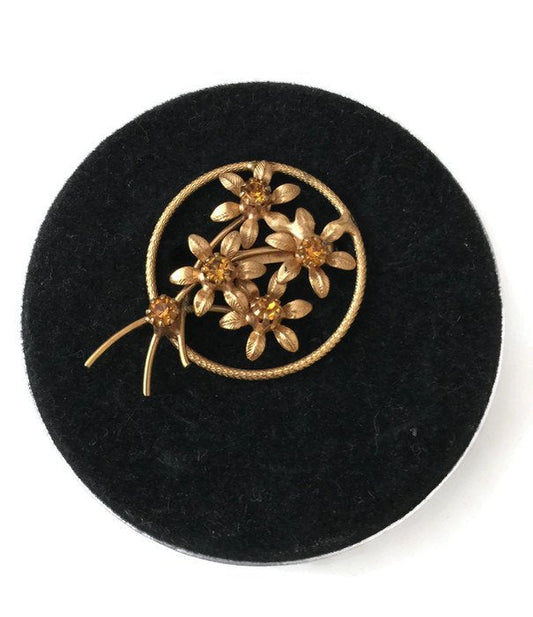 Vintage Rhinestone Pin at Duckwells