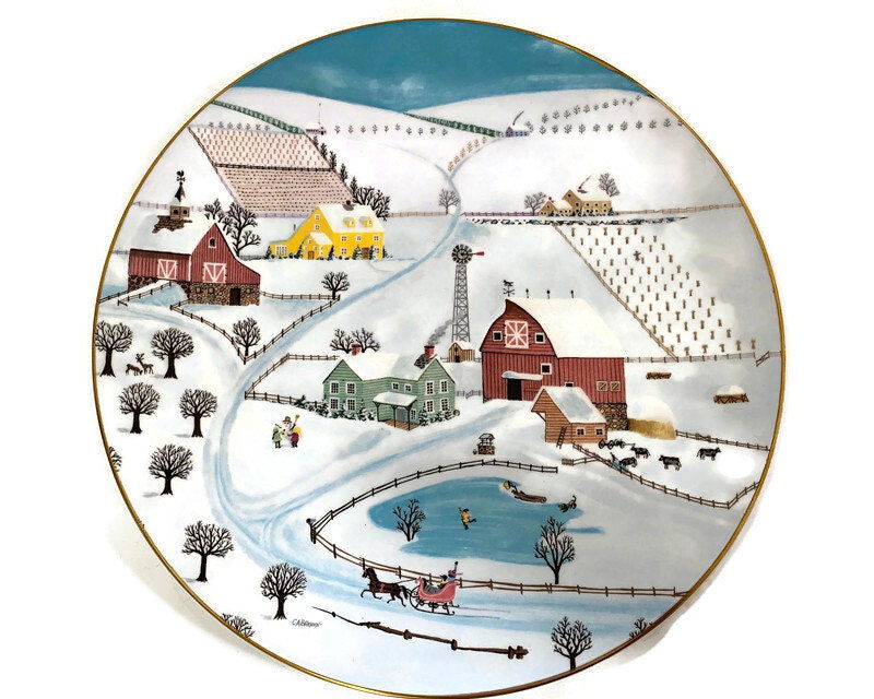 Vintage Royal Doulton Plate Sleigh Bells at Duckwells