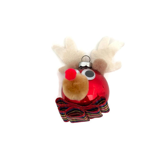 Vintage Rudolph Reindeer Christmas Ornament at Duckwells