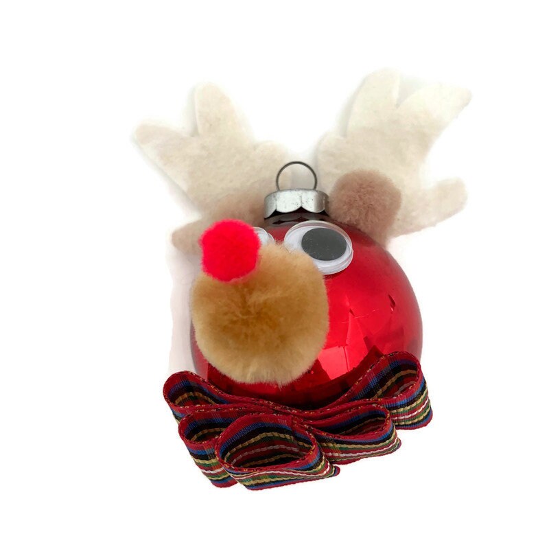 Vintage Rudolph Reindeer Christmas Ornament at Duckwells
