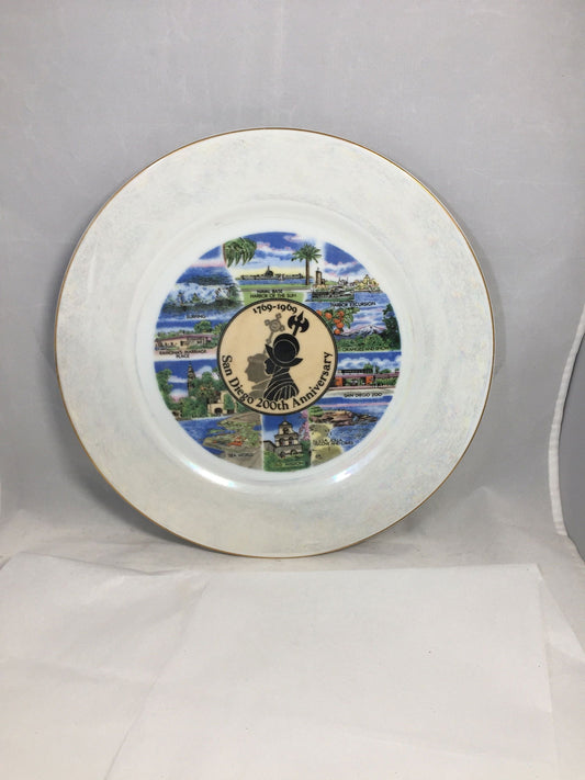 Vintage San Diego Souvenir Plate at Duckwells