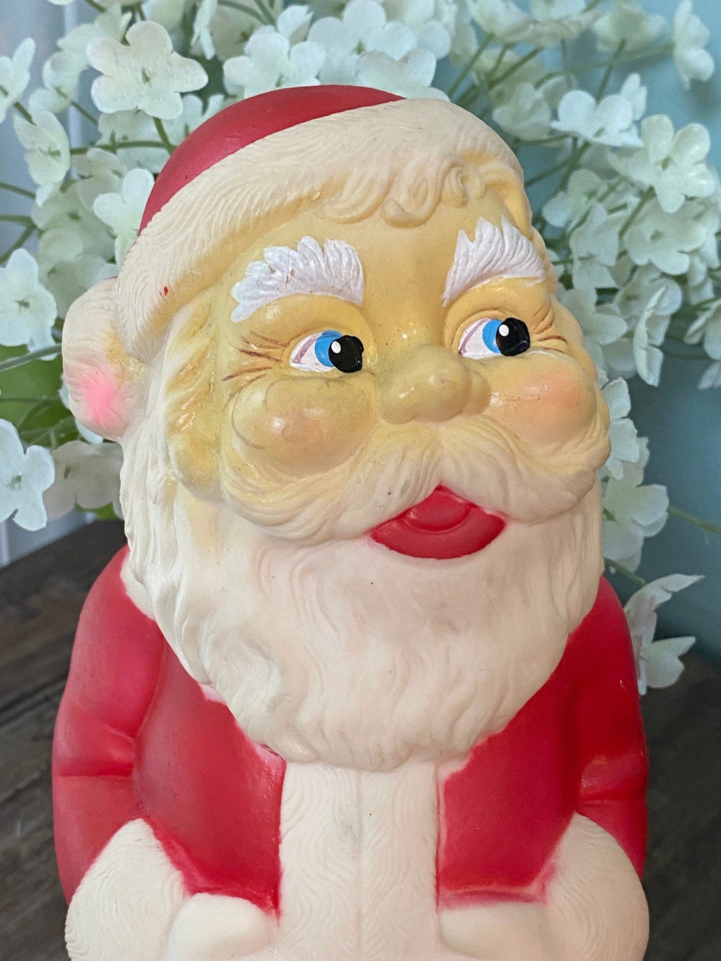 Vintage Santa Claus Squeeze Toy at Duckwells