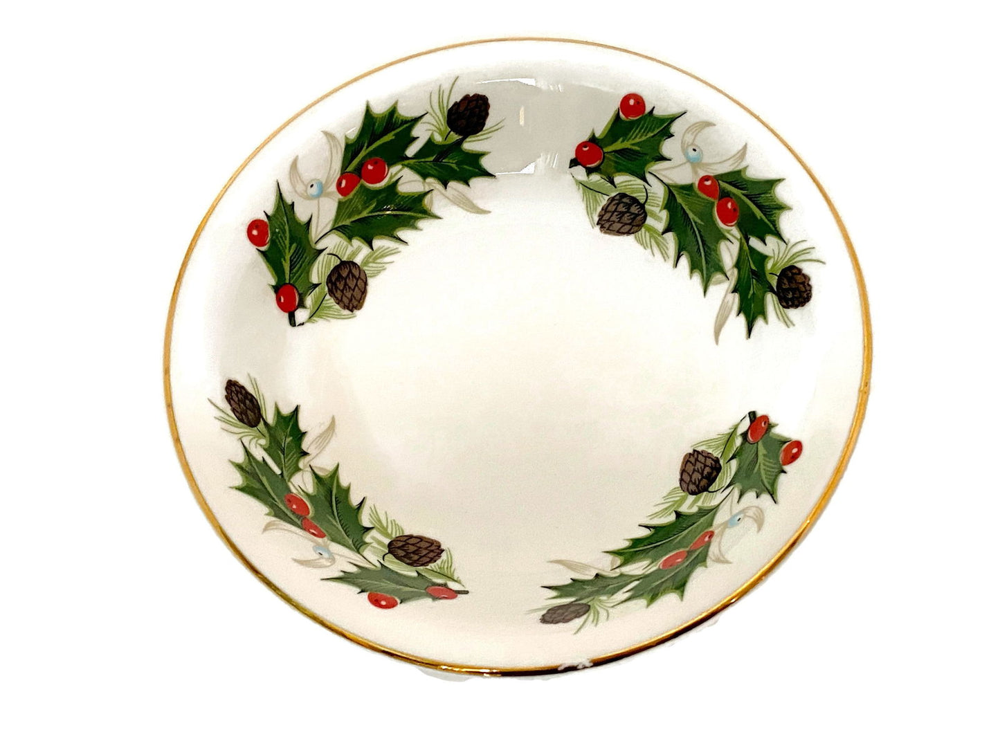 Vintage Small oyal Grafton Christmas Bowl - Duckwells