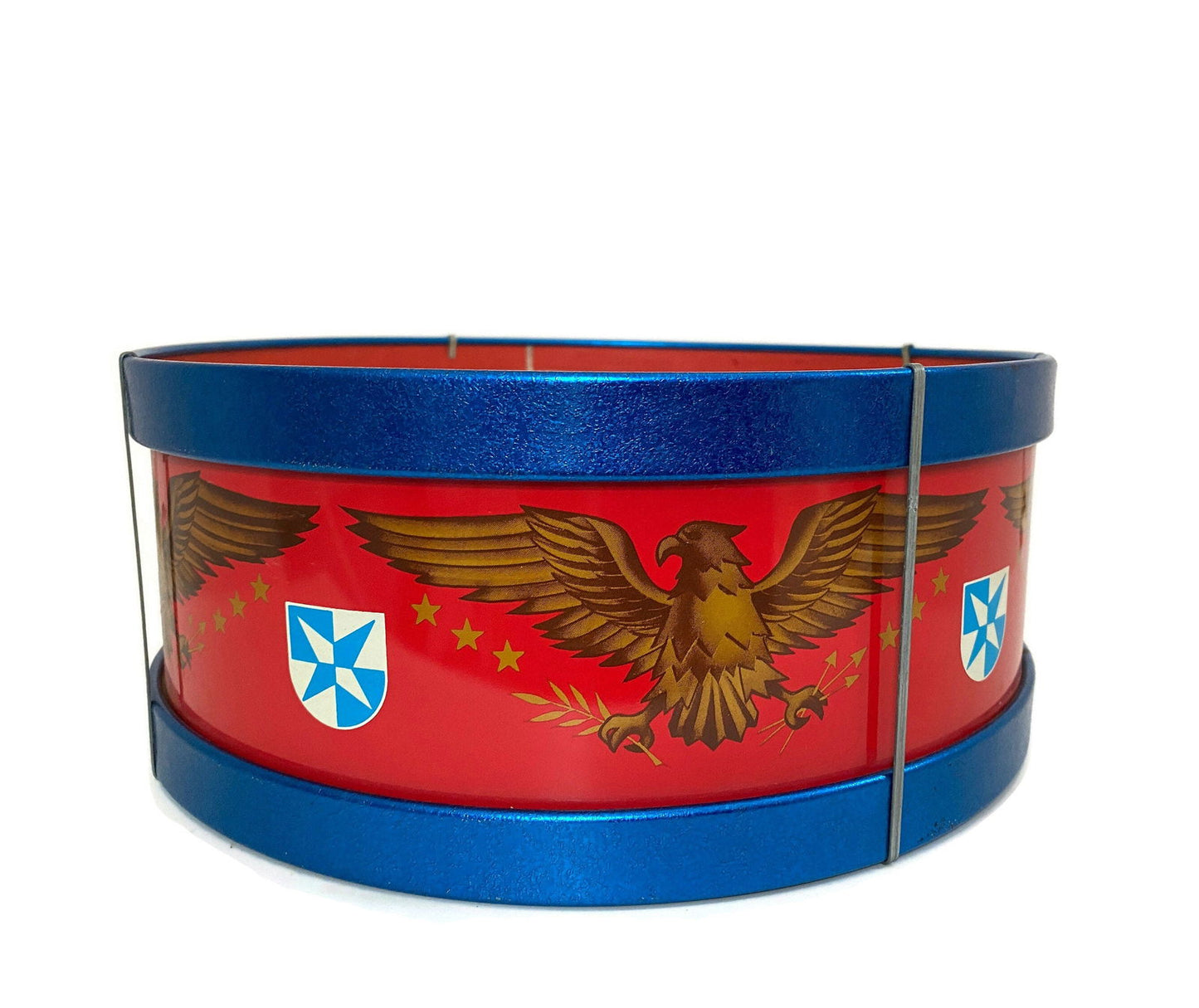 Vintage Snare Drum Tin Litho Toy by Ohio Art - Duckwells
