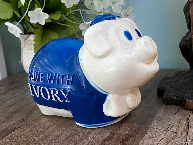 Vintage Soap Advertising Piggy Bank at Duckwells