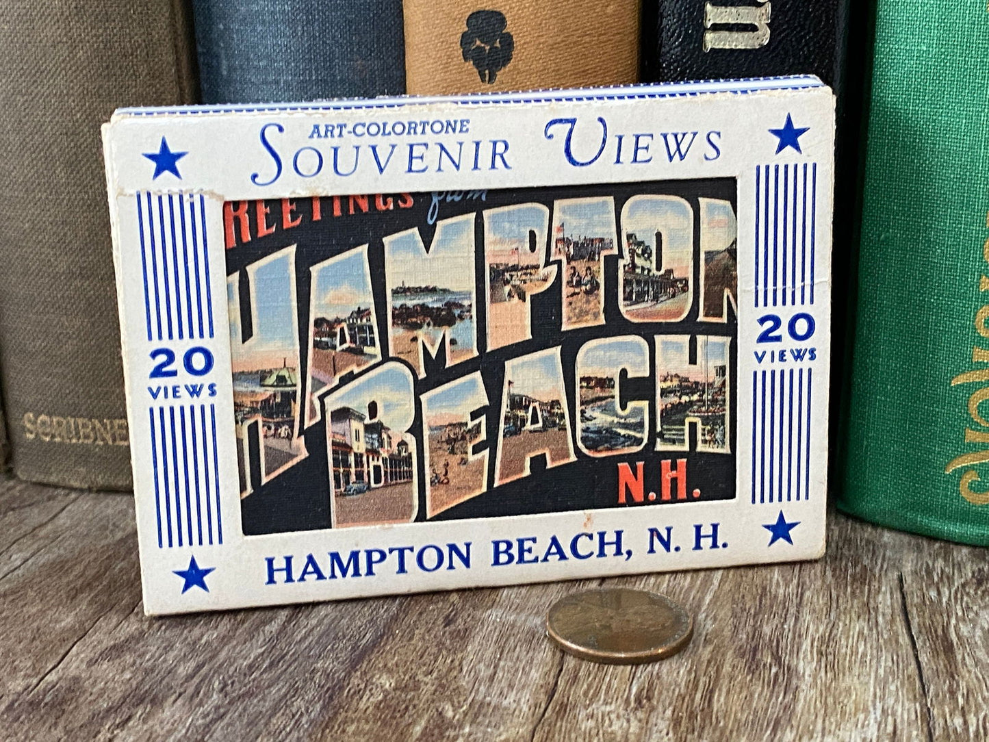 Vintage Souvenir Views of Hampton Beach NH at Duckwells