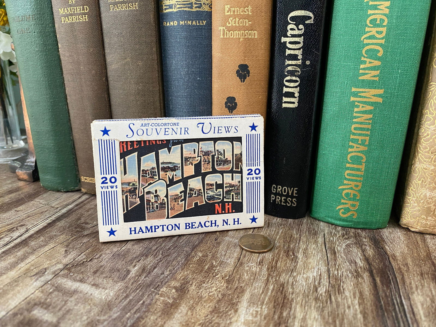 Vintage Souvenir Views of Hampton Beach NH at Duckwells