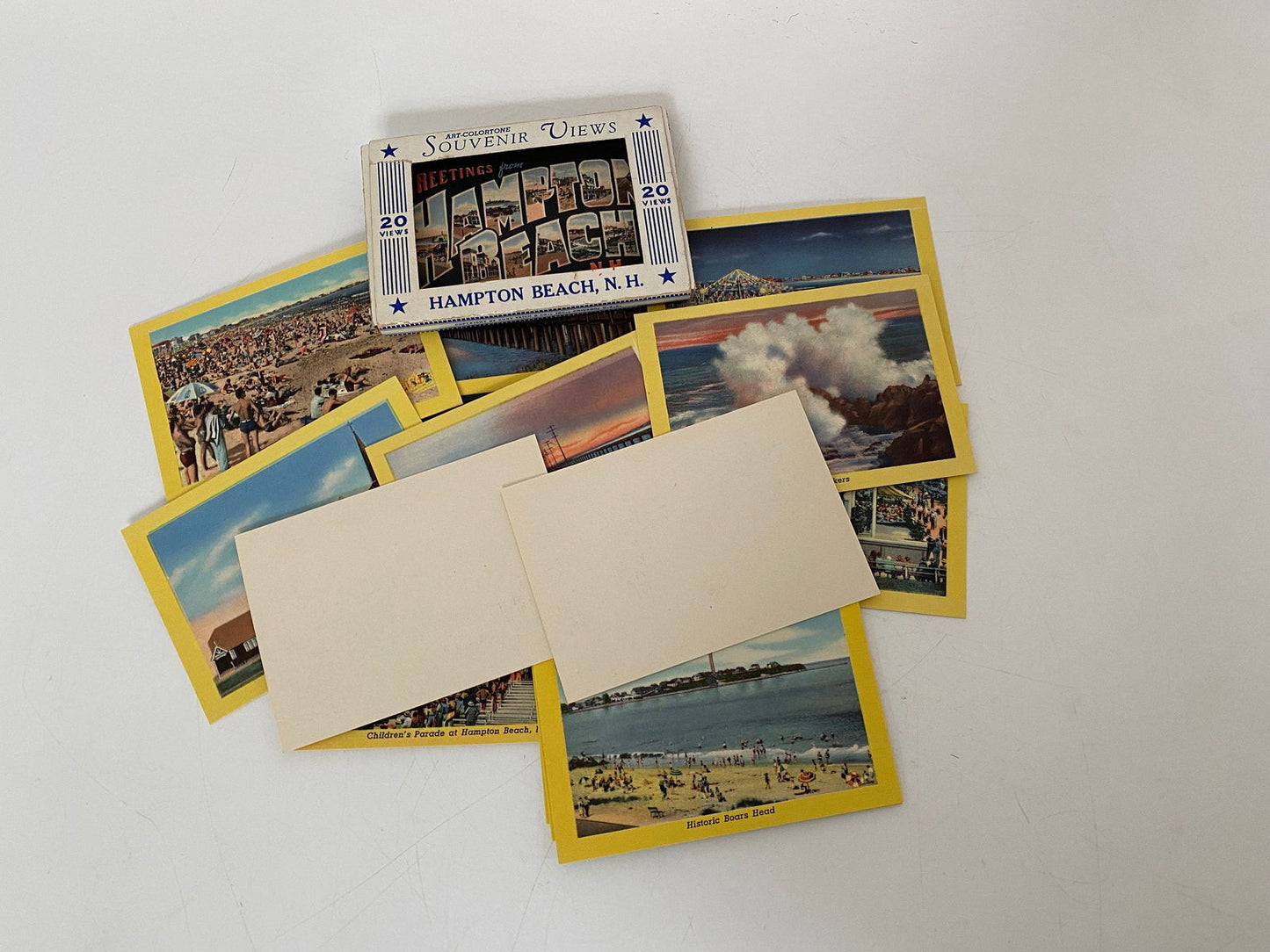 Vintage Souvenir Views of Hampton Beach NH at Duckwells