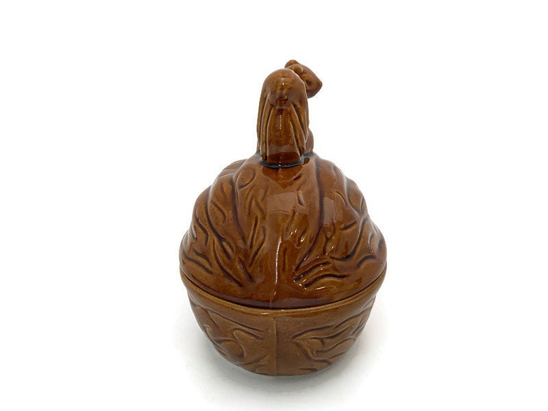 Vintage Squirrel and Nut Ceramic Jar - Duckwells