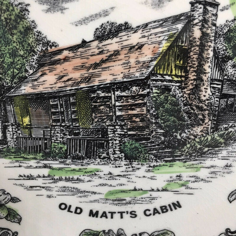 Vintage The Ozarks Souvenir Plate - Duckwells