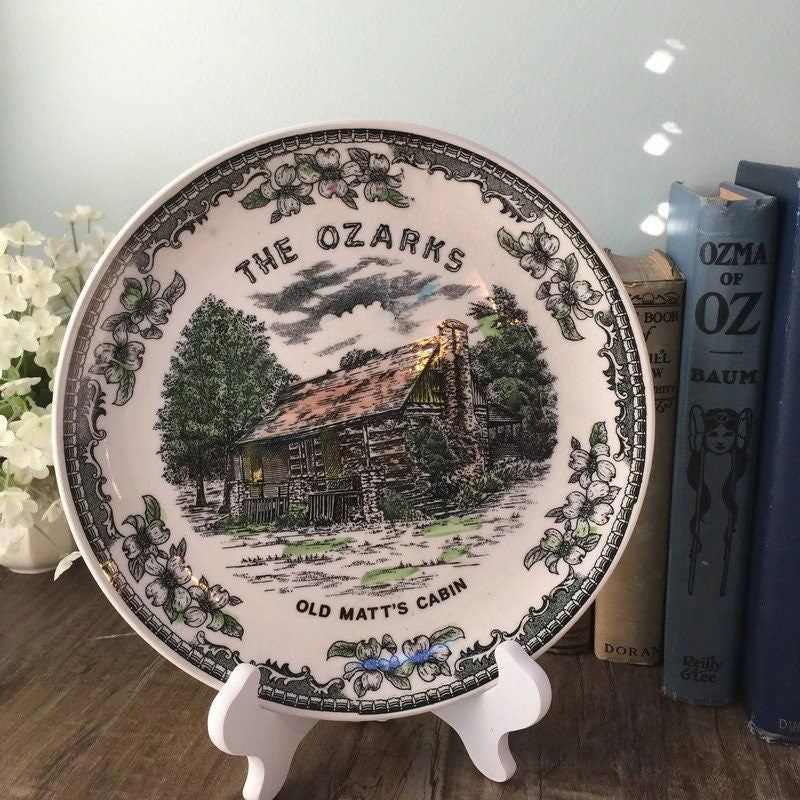 Vintage The Ozarks Souvenir Plate - Duckwells
