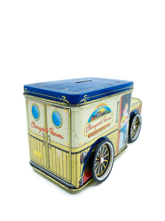 Vintage Tin Truck Piggy Bank at Duckwells
