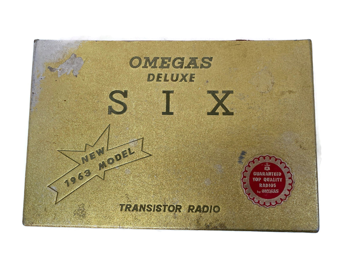 Vintage Transistor Radio in Presentation Box with Case and Ear Bud at Duckwells