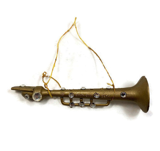 Vintage Trumpet Christmas Ornament at Duckwells