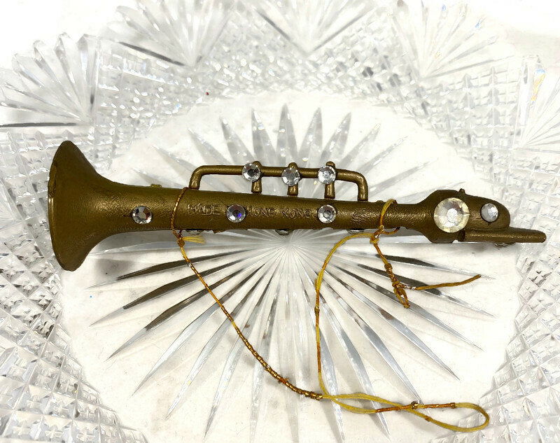 Vintage Trumpet Christmas Ornament - Duckwells