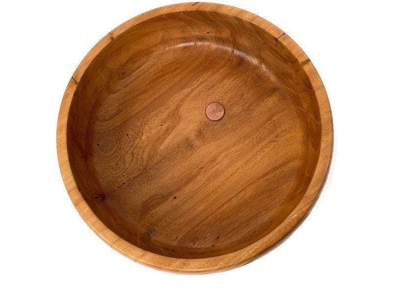 Vintage Turned Wood Bowl at Duckwells