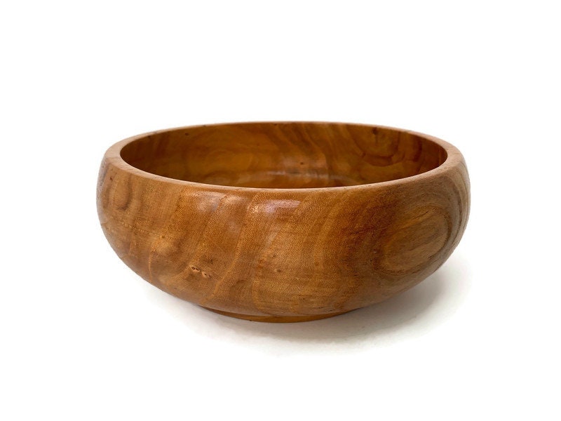 Vintage Turned Wood Bowl at Duckwells