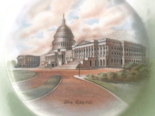 Vintage U.S. Capitol Plate at Duckwells