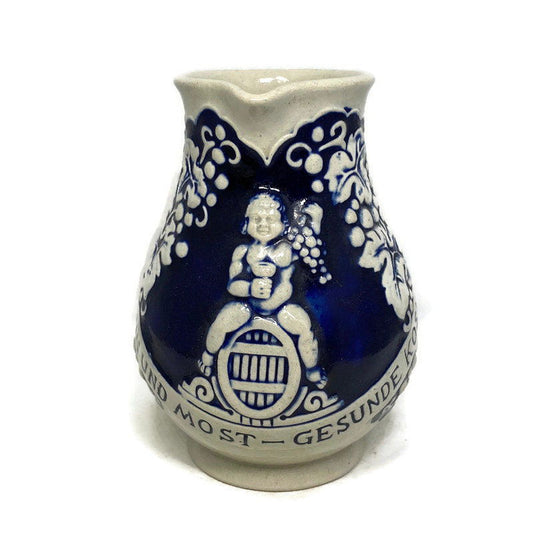 Vintage Vienna Austria Stoneware Wine Pitcher Jug at Duckwells