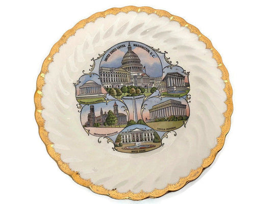 Vintage Washington DC Souvenir Plate at Duckwells