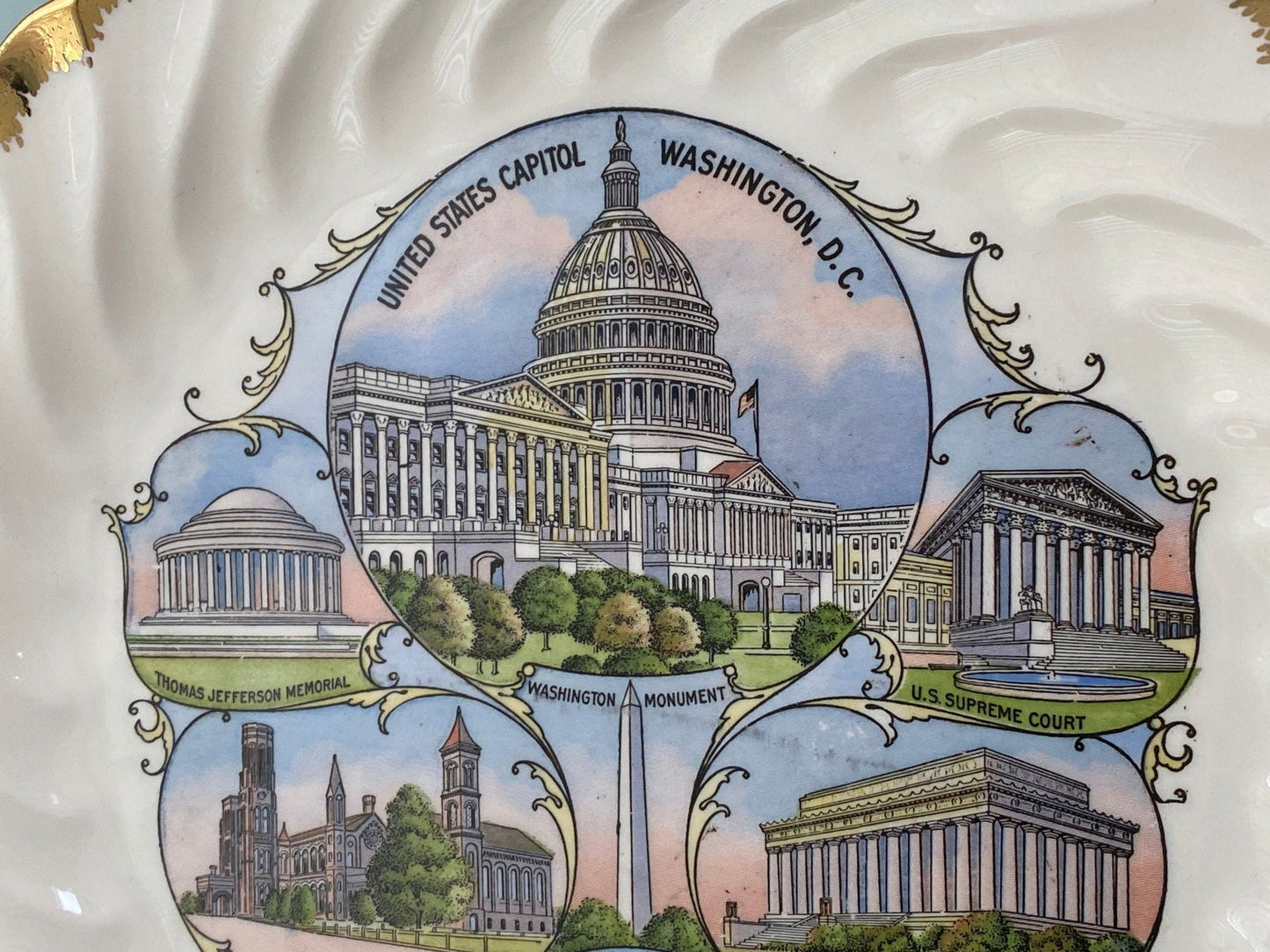 Vintage Washington DC Souvenir Plate - Duckwells