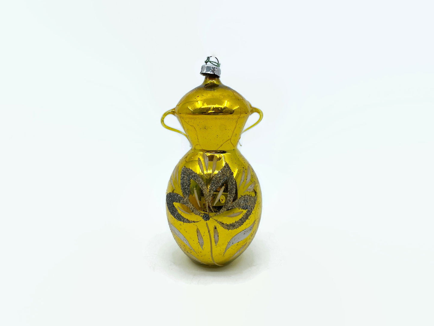 Vintage West German Mercury Glass Christmas Ornament - Duckwells