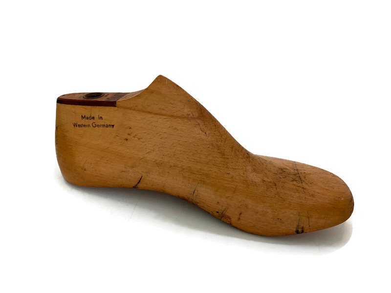 Vintage Western Germany Wooden Shoe Mold - Duckwells