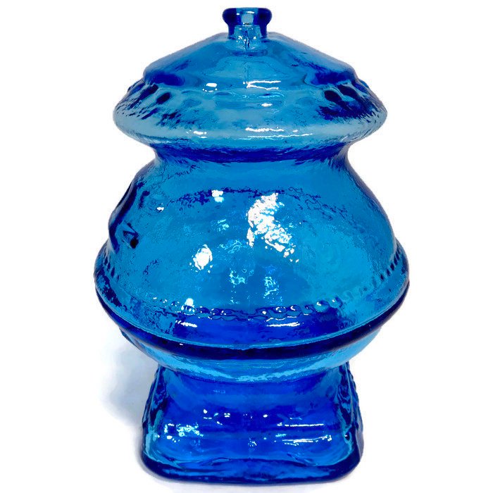 Vintage Wheaton Glass Pot Belly Stove Bank - Duckwells