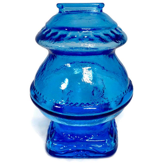 Vintage Wheaton Glass Pot Belly Stove Bank - Duckwells