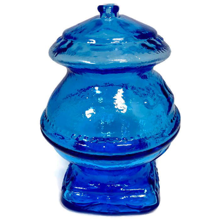 Vintage Wheaton Glass Pot Belly Stove Bank - Duckwells